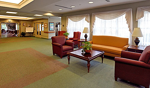 Avon Oaks Assited Living Lobby